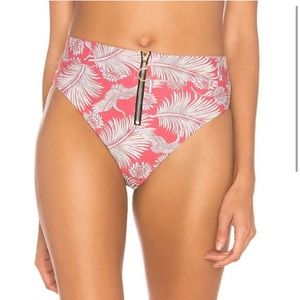 AMUSE SOCIETY • NWT! Chicas Hipster Bikini Bottom with Functional Zipper - XS